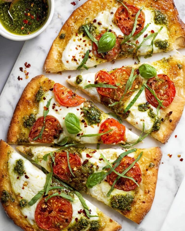Margherita Flatbread Recipe
