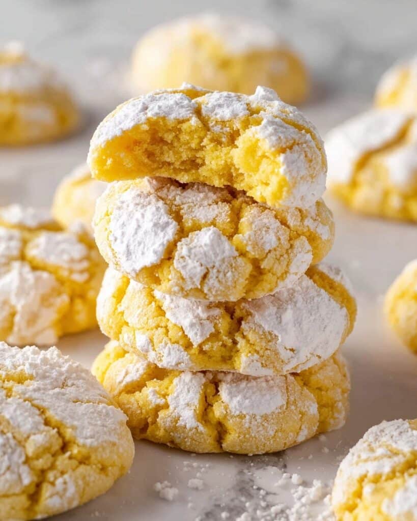 Lemon Crinkle Cookies Recipe