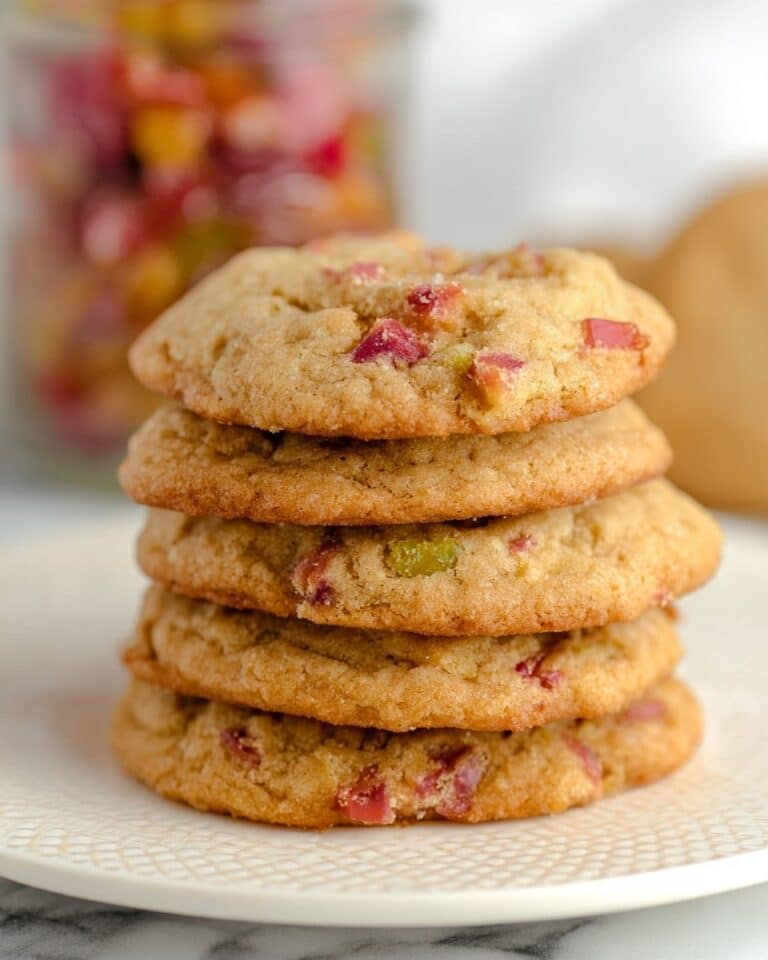 Brown Sugar Rhubarb Cookies Recipe