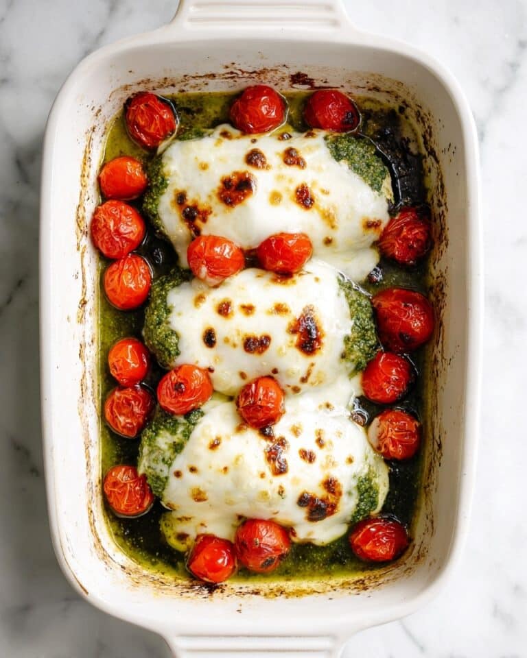 Easy Baked Pesto Mozzarella Chicken Recipe