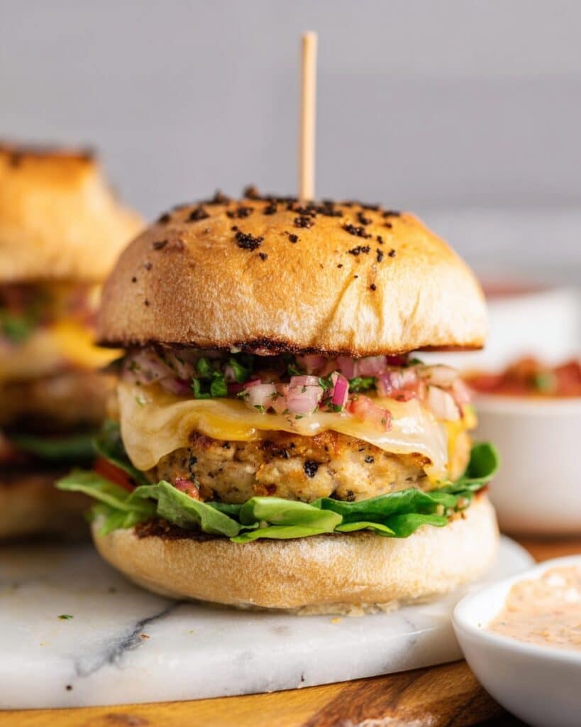 Chicken Burgers with Bang-Bang Sauce Recipe