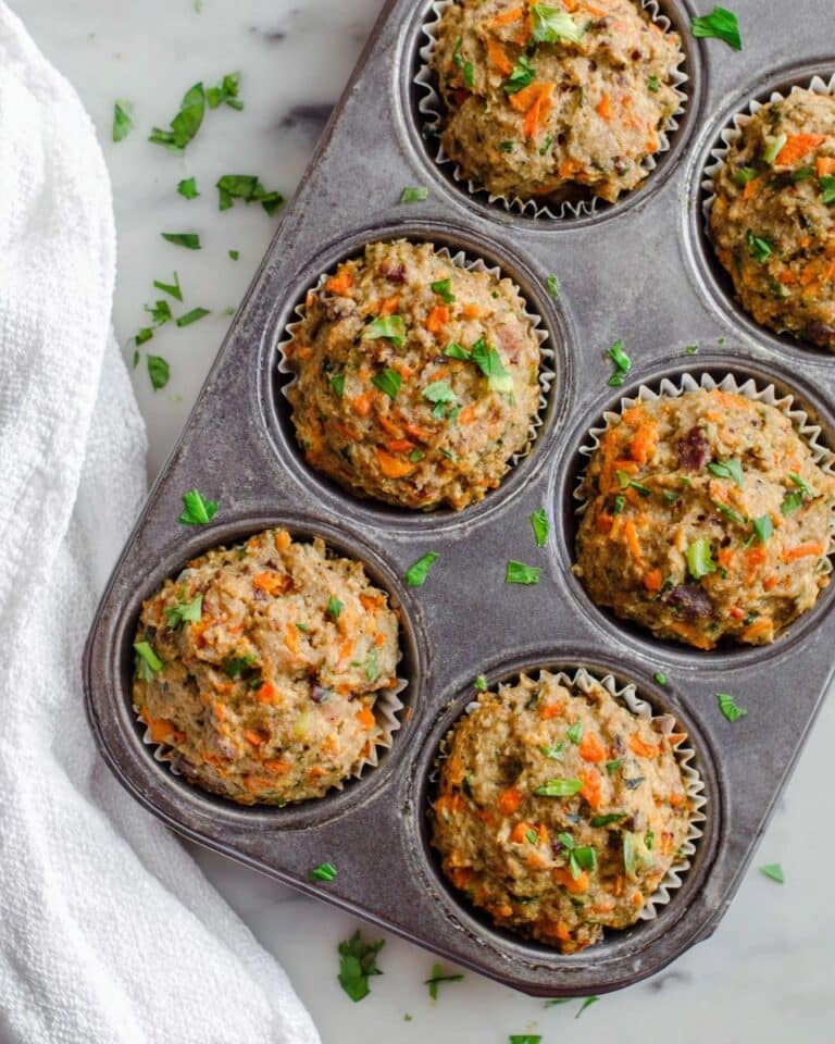 Veggie-Loaded Mini Meatloaves Recipe