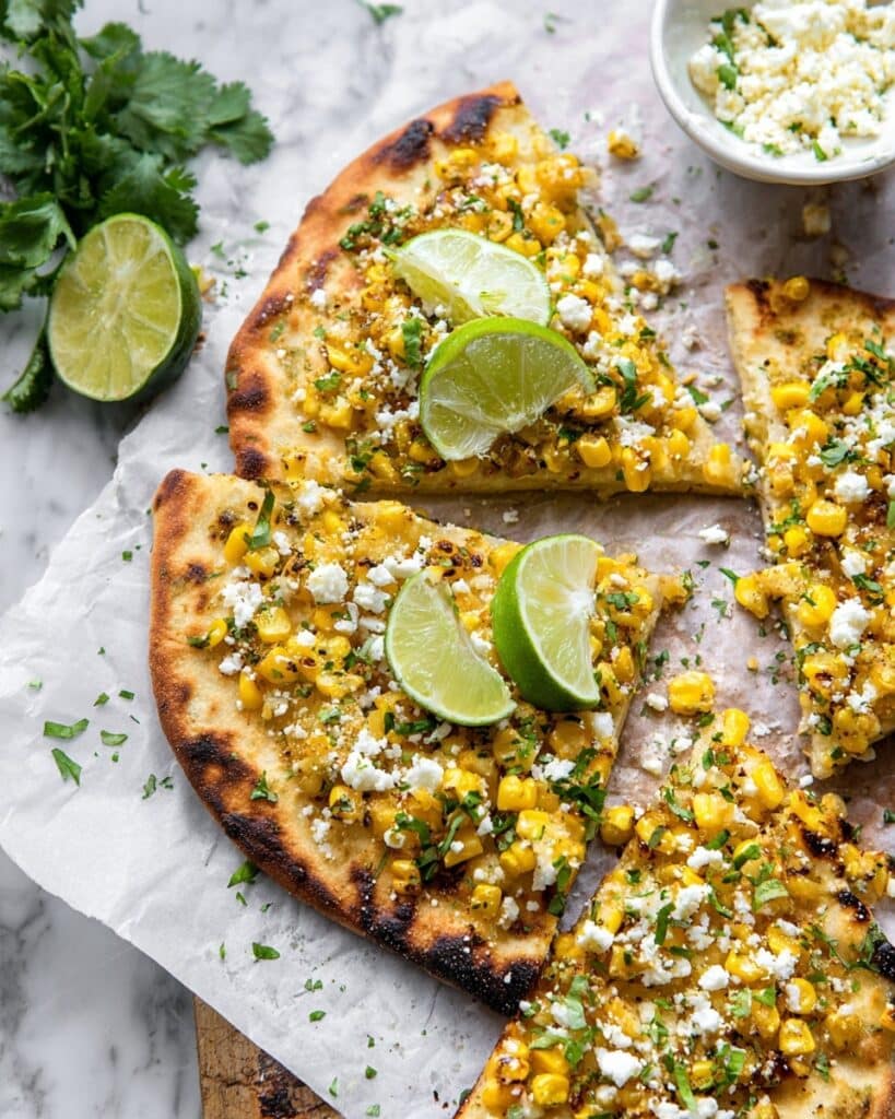 Mexican Street Corn Flatbread Recipe