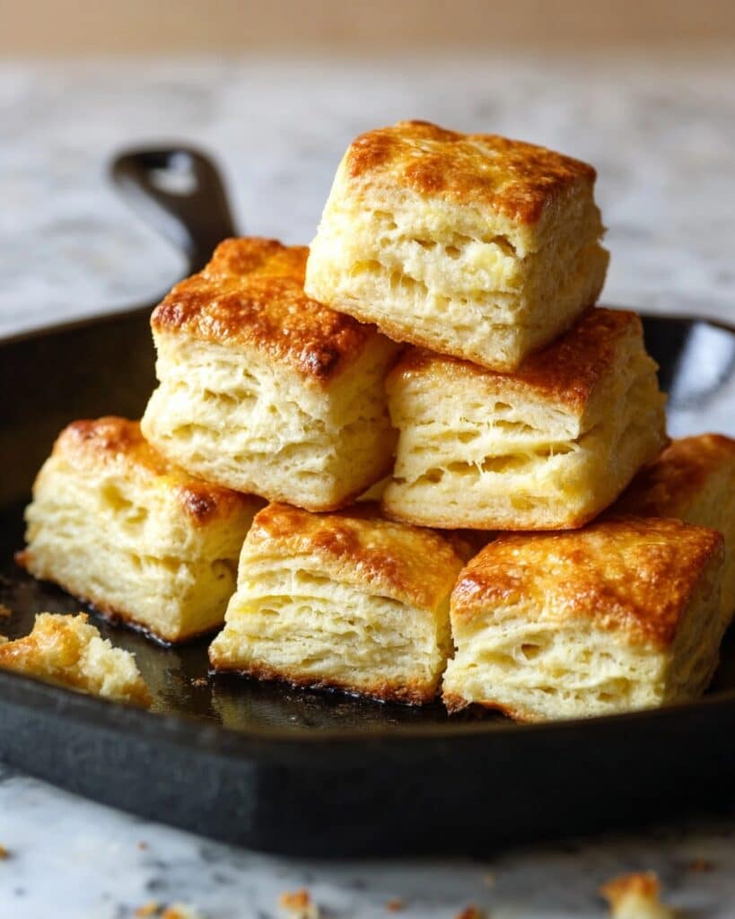 Skillet Buttermilk Biscuits Recipe