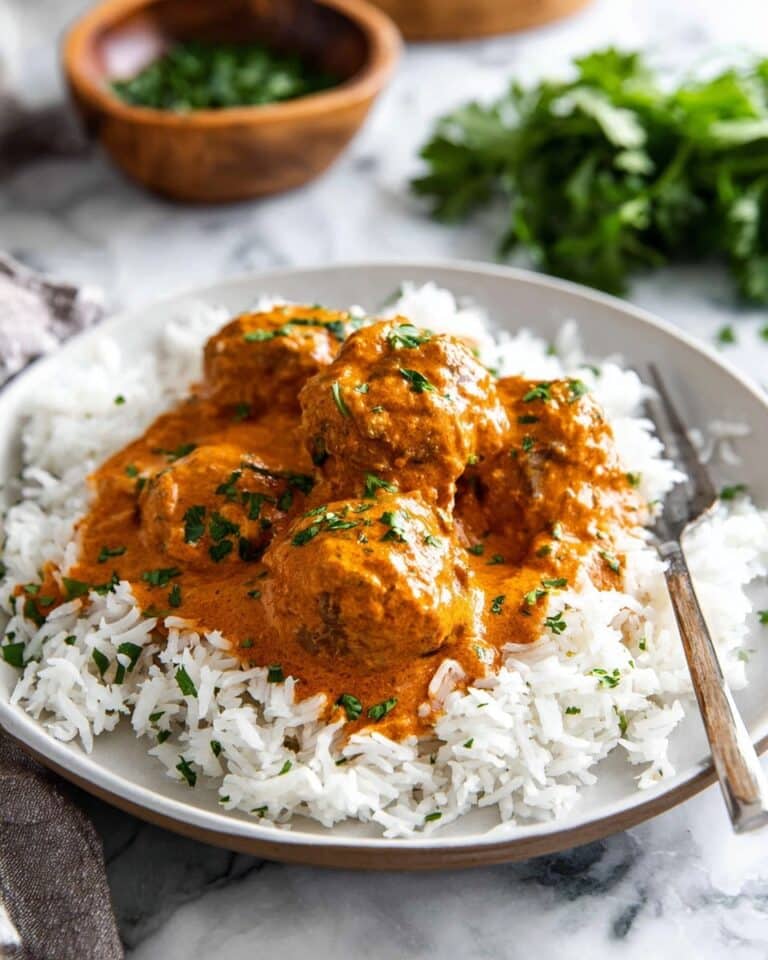 Butter Chicken Meatballs Recipe