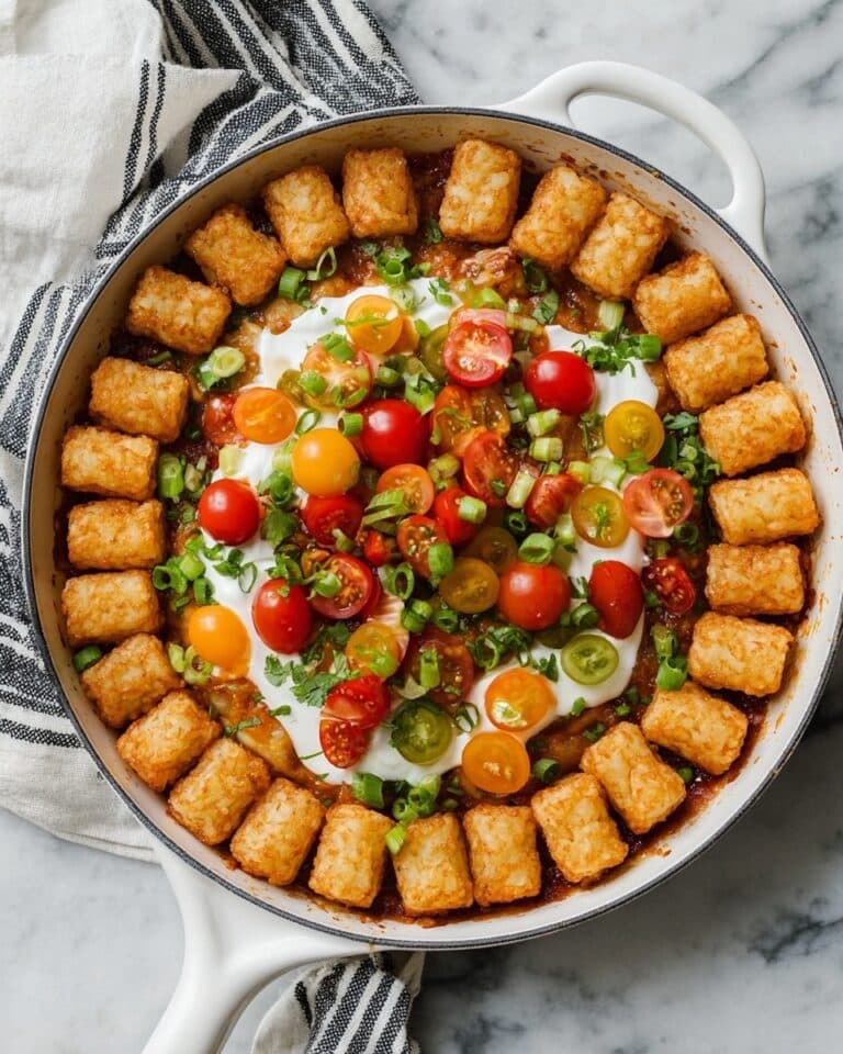 Cheeseburger Tater Tot Casserole Recipe