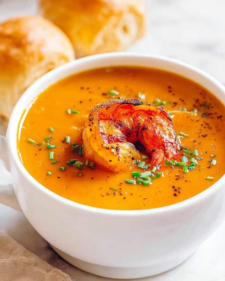 Lobster Bisque with Buttered Lobster Tails Recipe