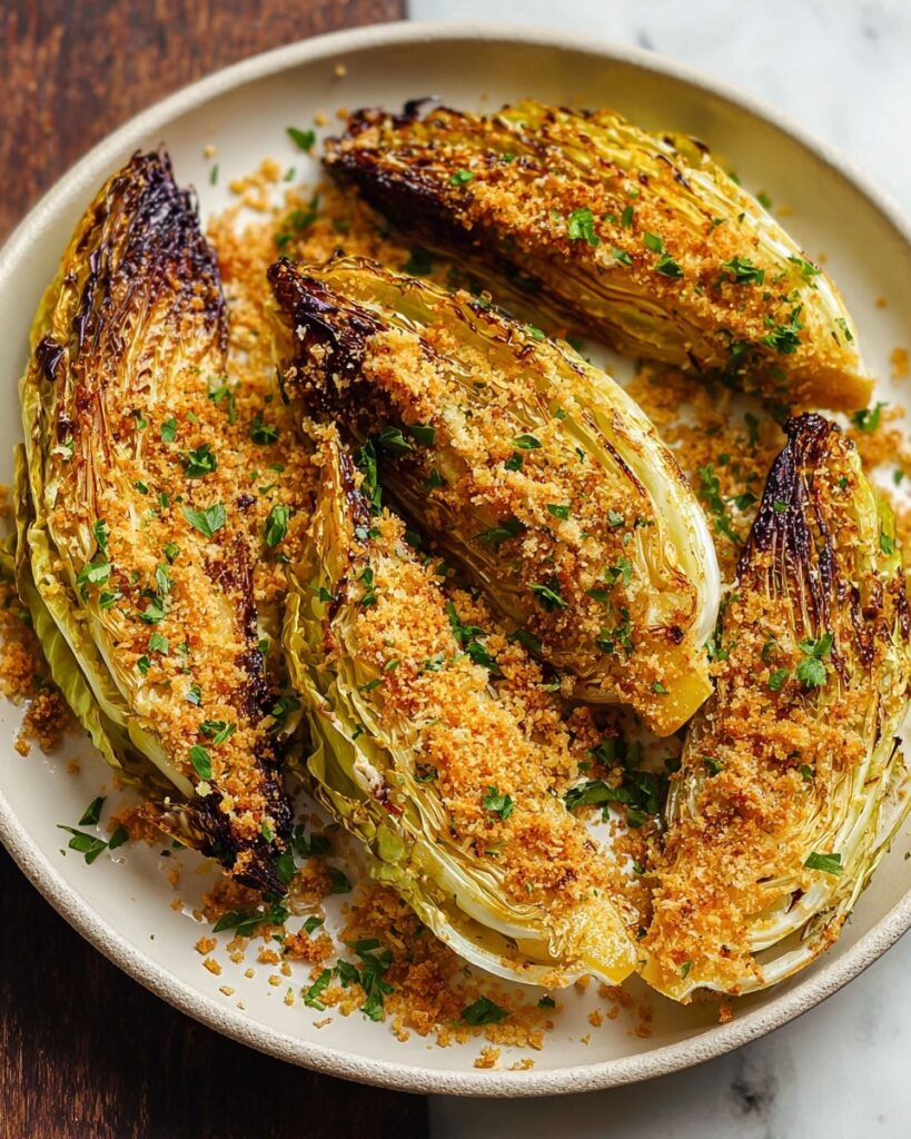 Miso Butter Roasted Cabbage Wedges Recipe