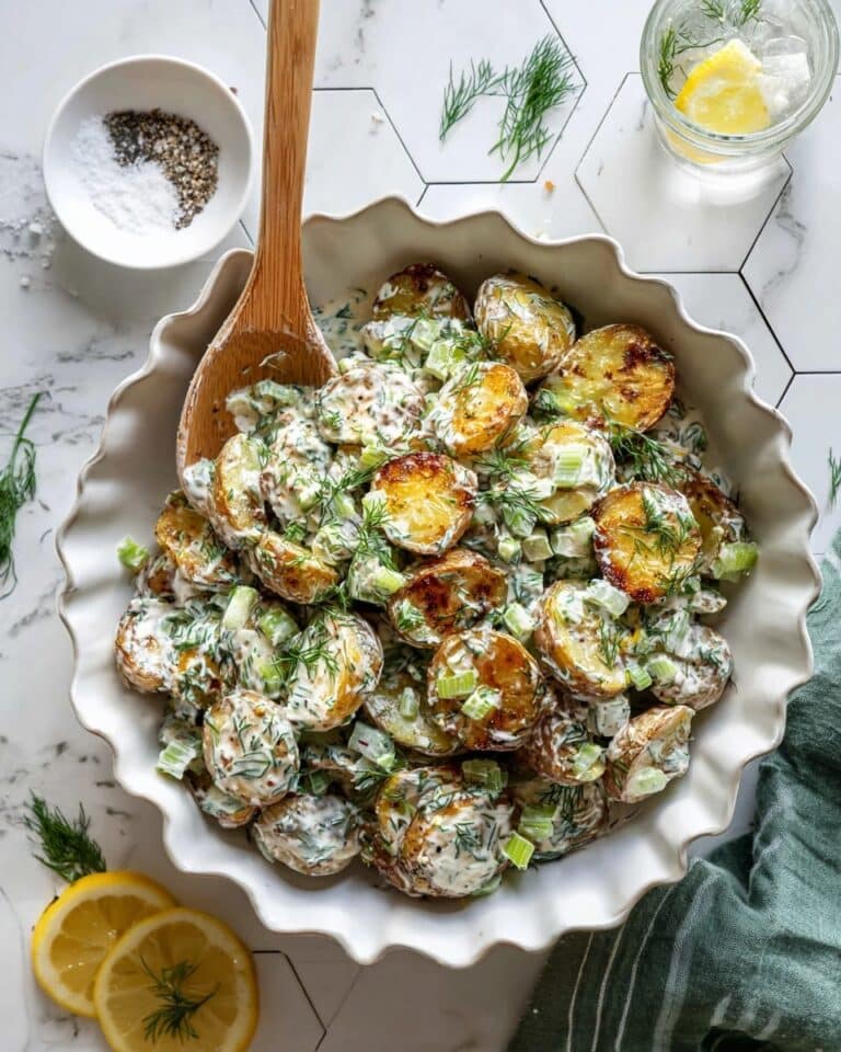 Crispy Smashed Potato Salad Recipe