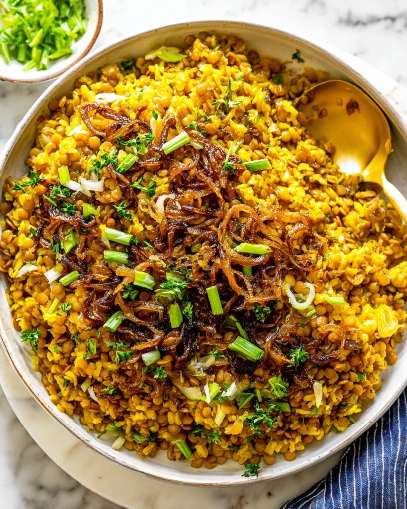 Mujadara (Lentils and Rice) Recipe