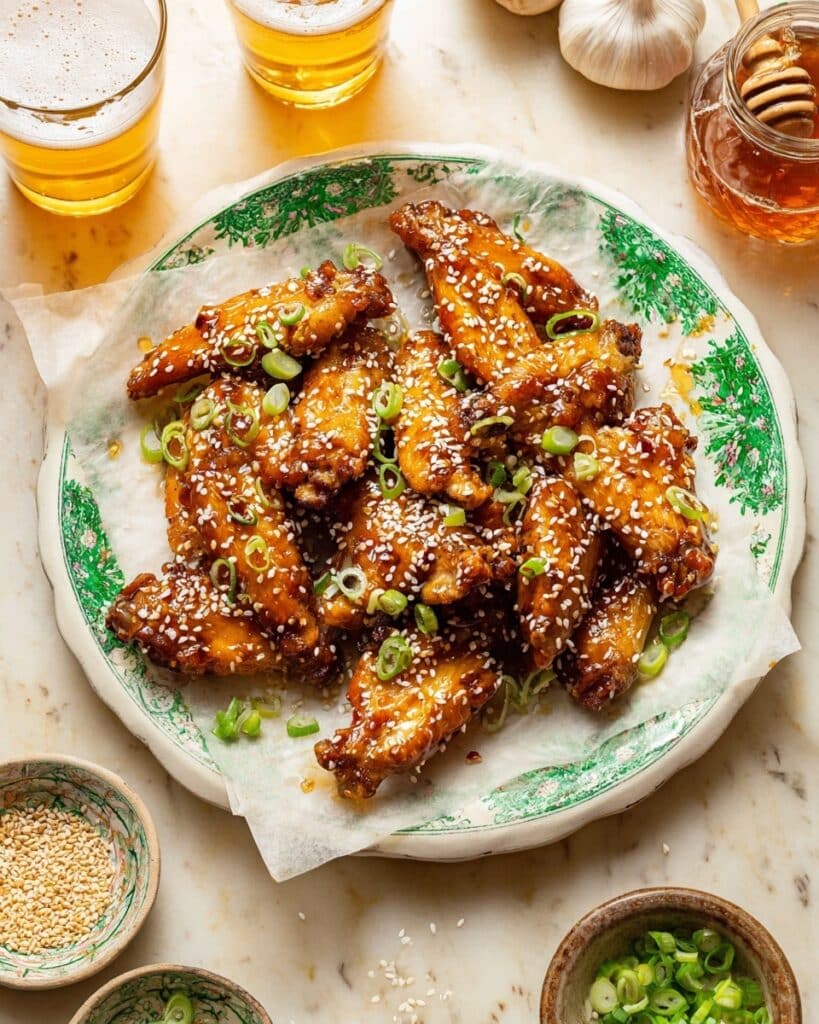 Mac’s Crispy Honey Garlic Chicken Wings Recipe
