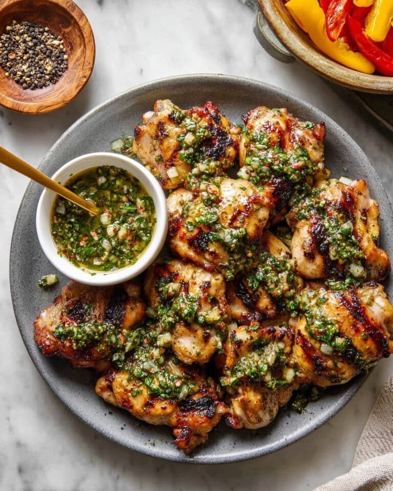 Homemade Grilled Chimichurri Chicken Recipe