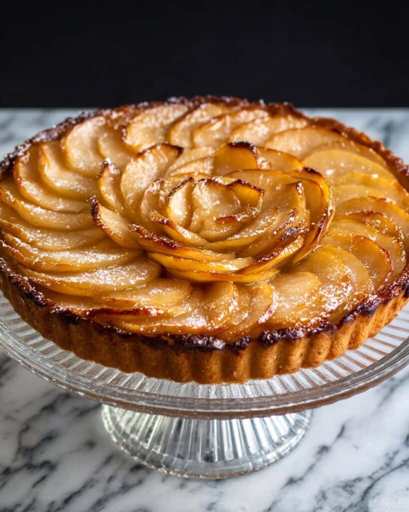 French Pear Tart with Fig Preserves Recipe