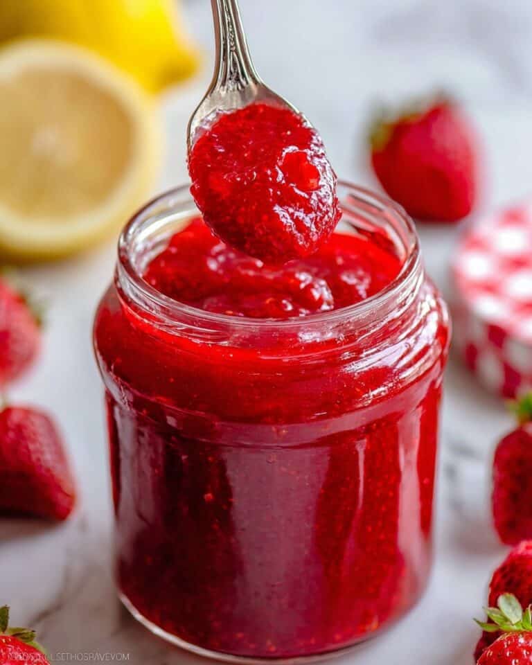 3 Ingredient Strawberry Jam (No Pectin) Recipe