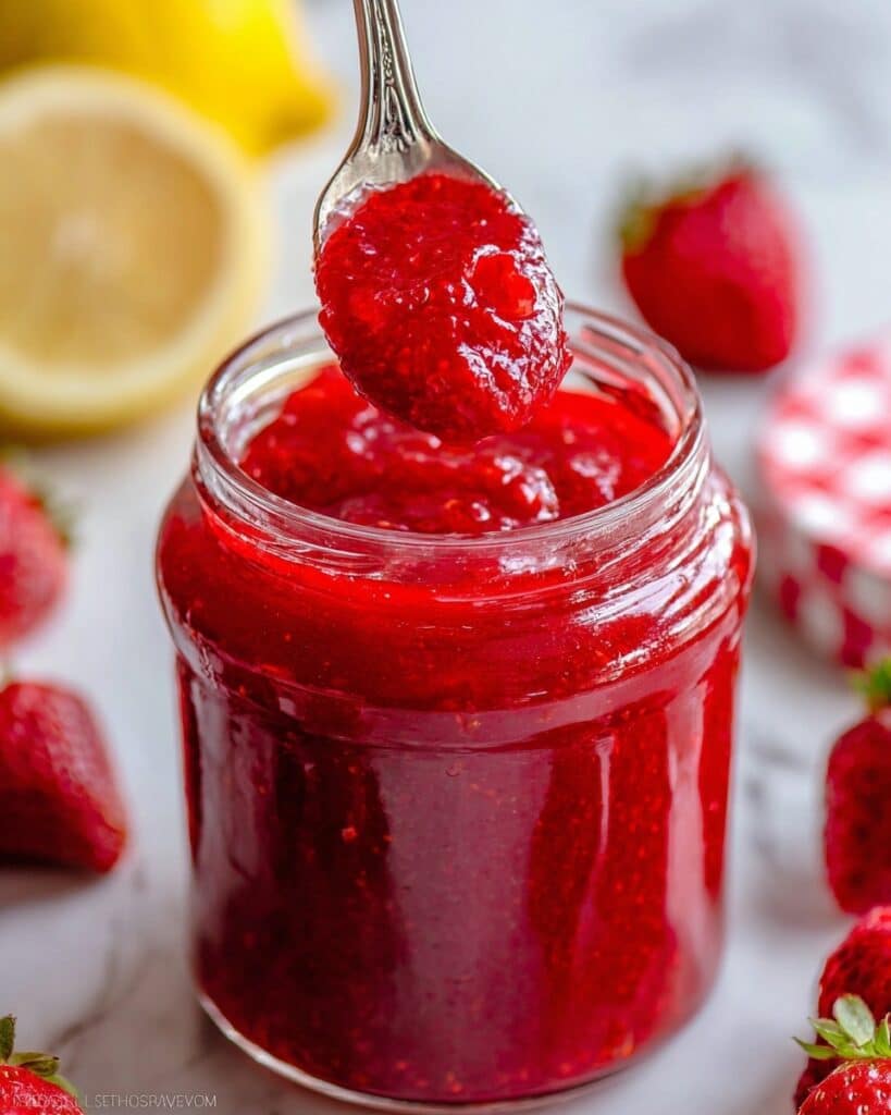 3 Ingredient Strawberry Jam (No Pectin) Recipe