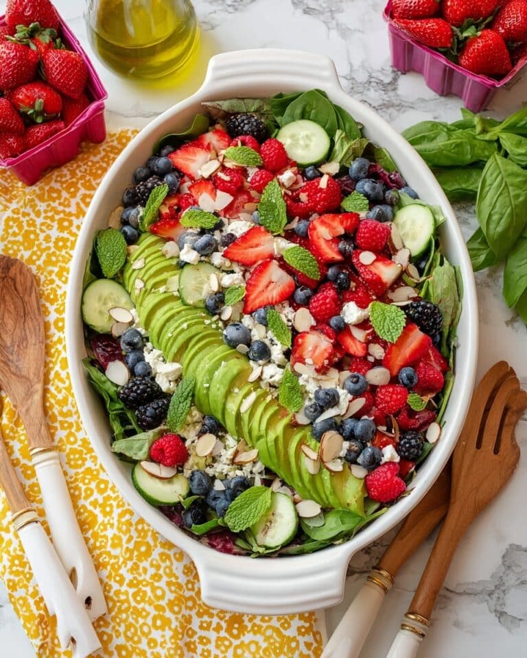 Easy Mixed Berry Salad with Grilled Chicken Recipe