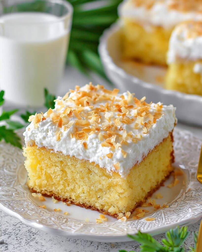 Pina Colada Cake (Pineapple Coconut Cake) Recipe