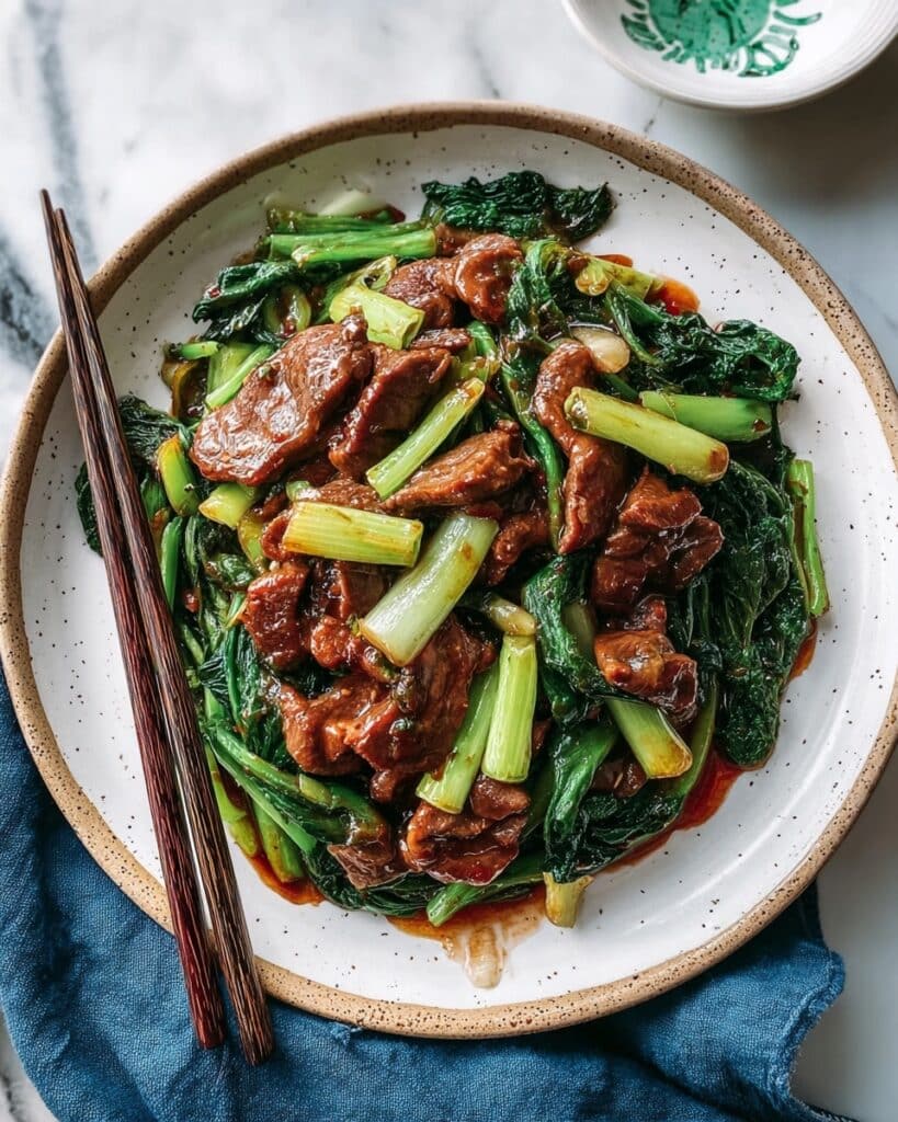 Beef and Chinese Broccoli Stir-Fry Recipe