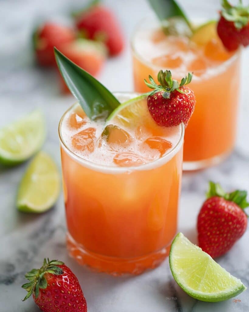 Pineapple Strawberry Agua Fresca Recipe