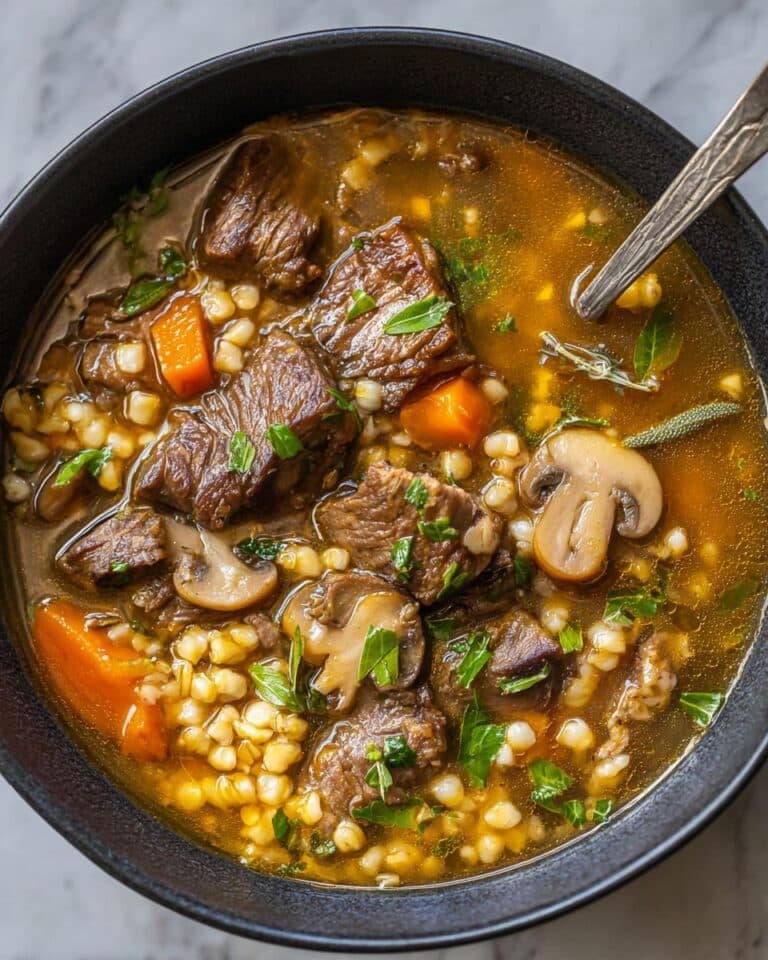 Beef Barley Soup Recipe