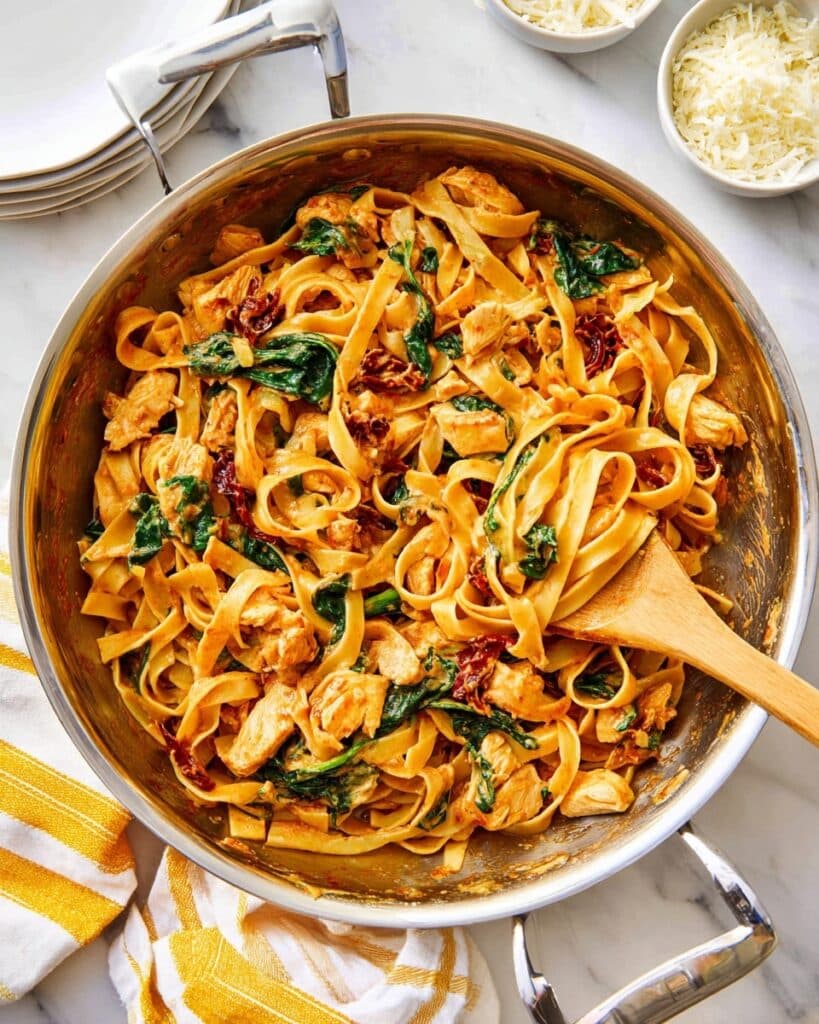 Sun-Dried Tomato Chicken Pasta Recipe