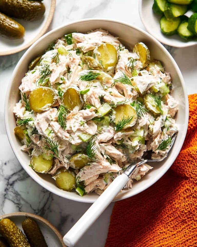Healthy Dill Pickle Chicken Salad Recipe