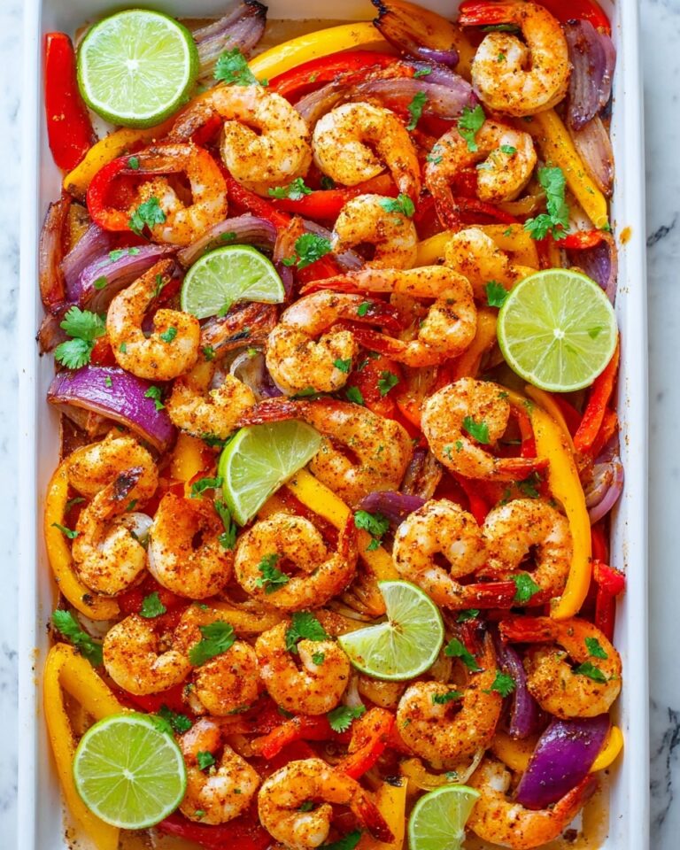 Sheet Pan Shrimp Fajitas Recipe
