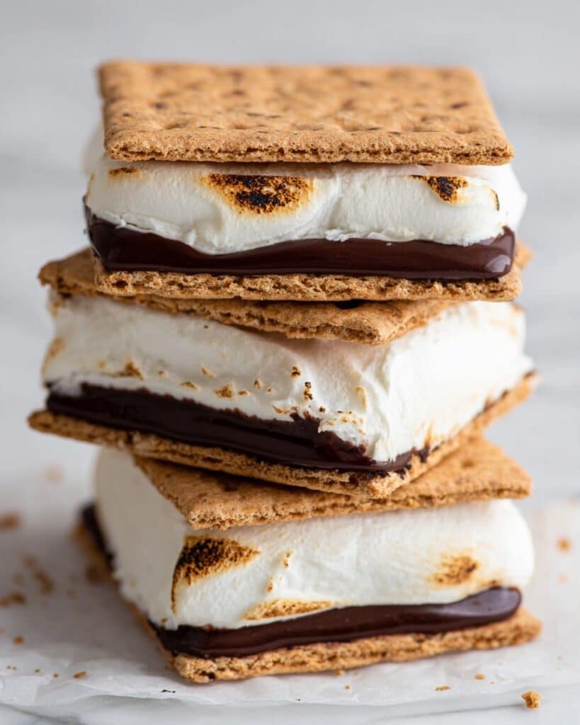 Frozen S’mores Ice Cream Sandwiches Recipe