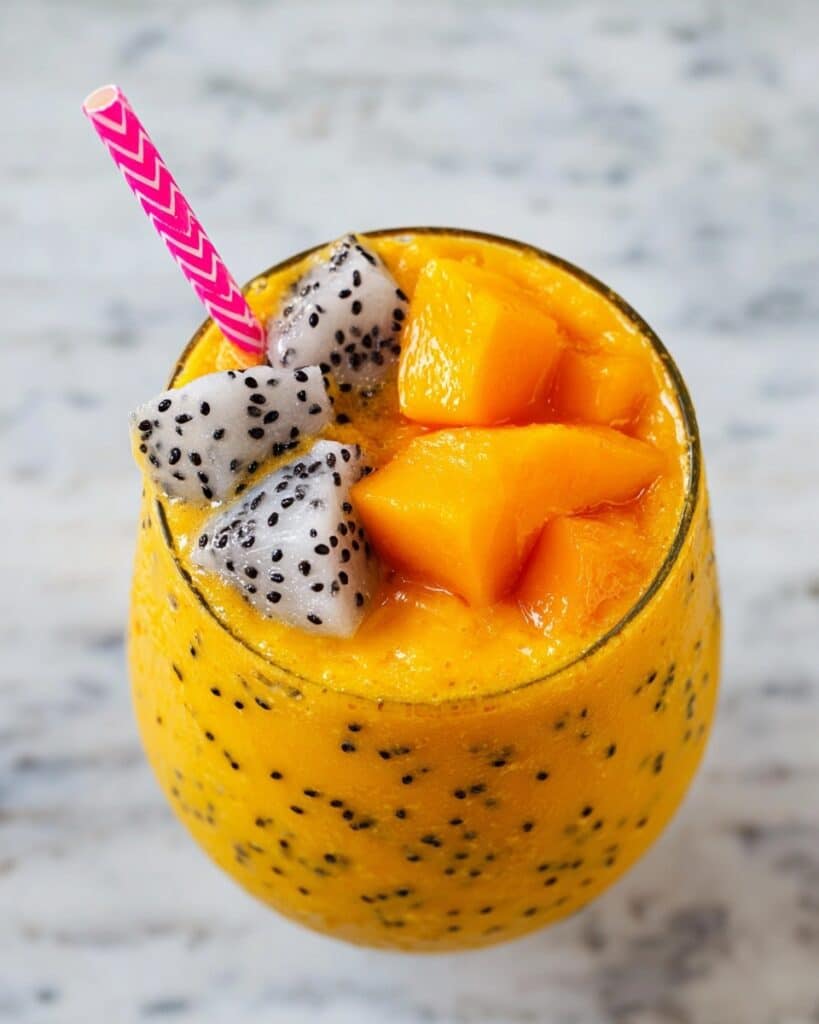 Mango Dragon Fruit Smoothie Recipe