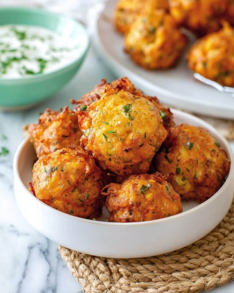 Easy Zucchini Corn Fritters with Creamy Herb Dip Recipe