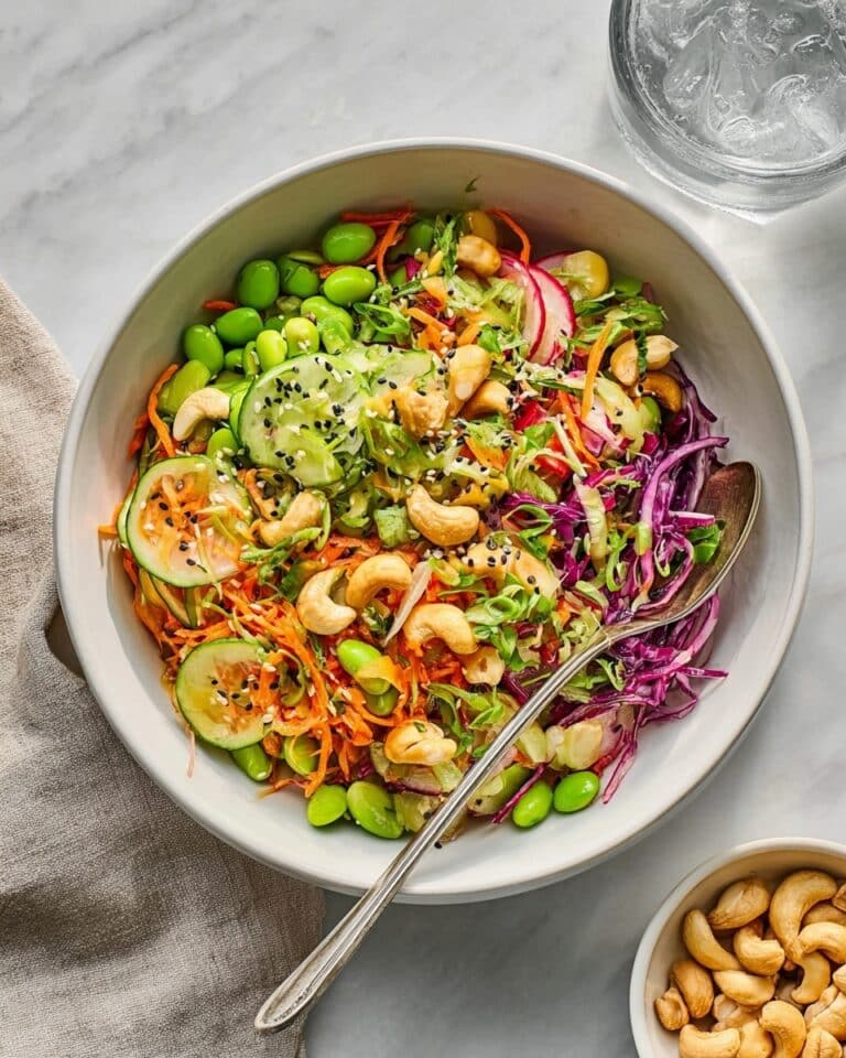 Cashew Crunch Edamame Salad Recipe