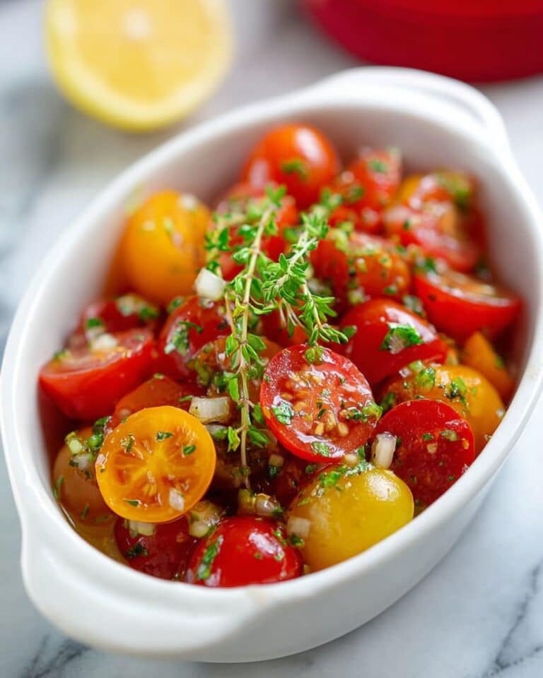 Marinated Cherry Tomatoes with Balsamic and Herbs Recipe