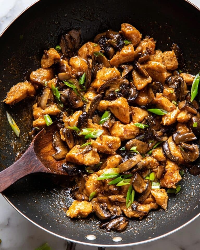 Black Pepper Mushroom Chicken Stir Fry Recipe