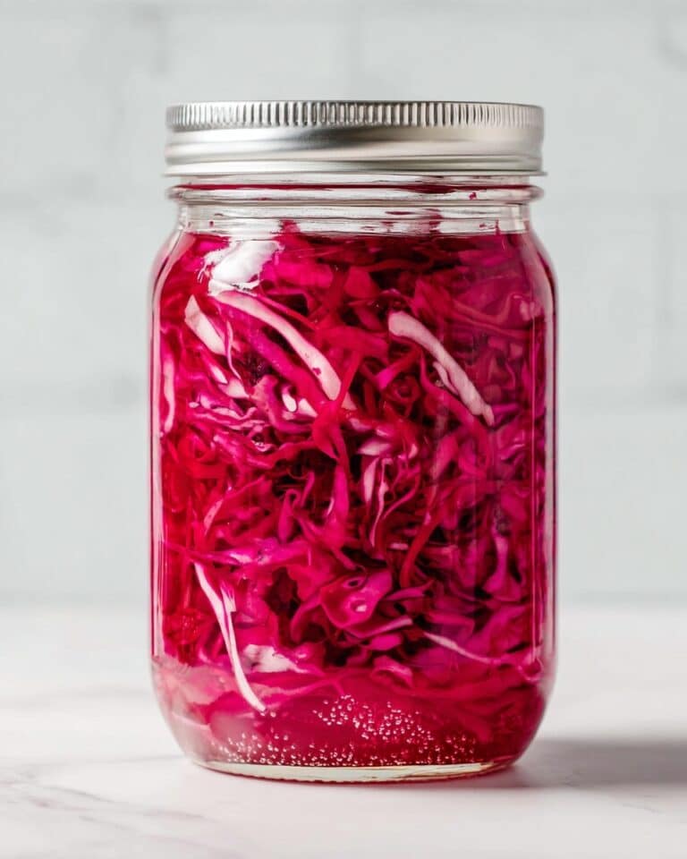 Homemade Quick Pickled Red Cabbage Recipe