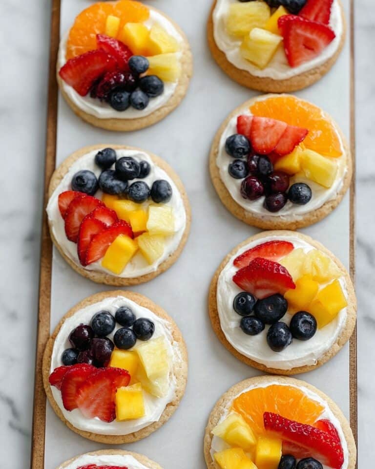 Homemade Sugar Cookie Fruit Pizzas Recipe