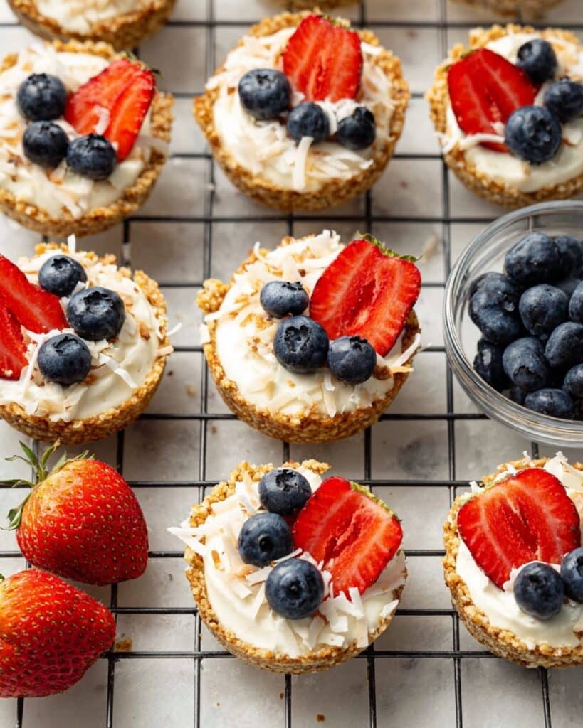 American Flag Fruit Tarts Recipe