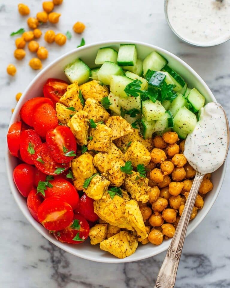 Easy Chicken Shawarma Salad Bowls Recipe