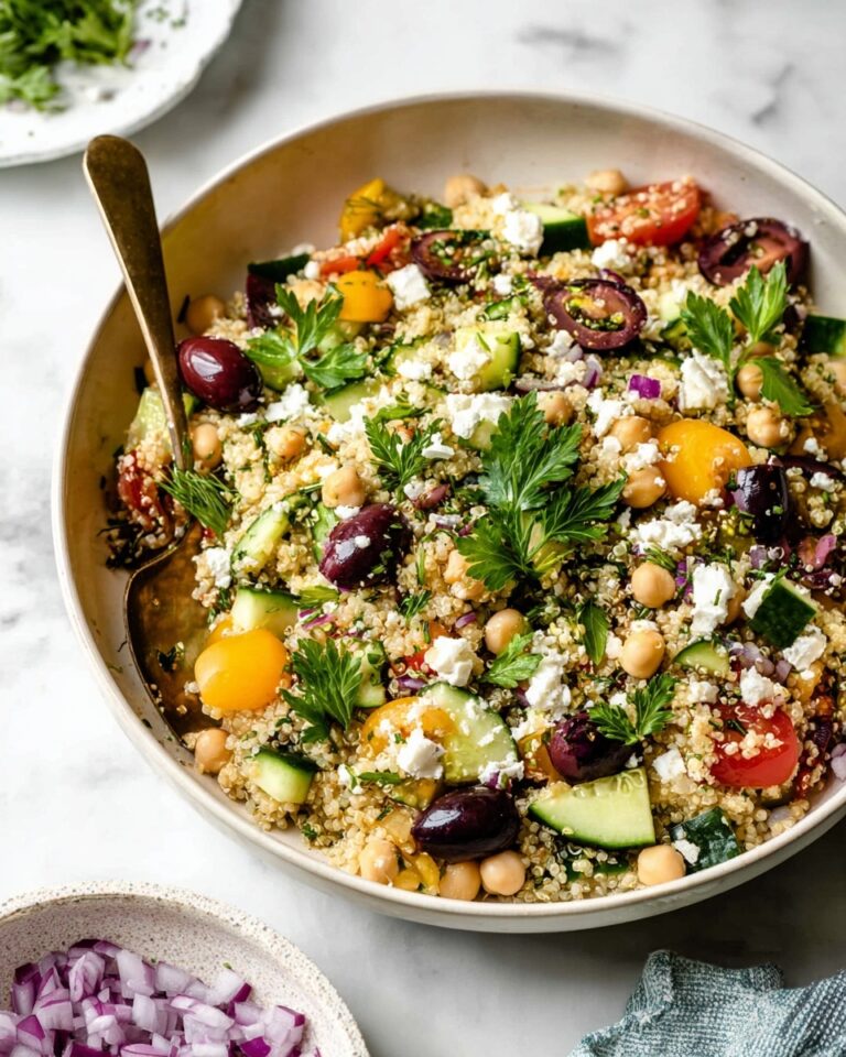 Homemade Mediterranean Quinoa Salad Recipe