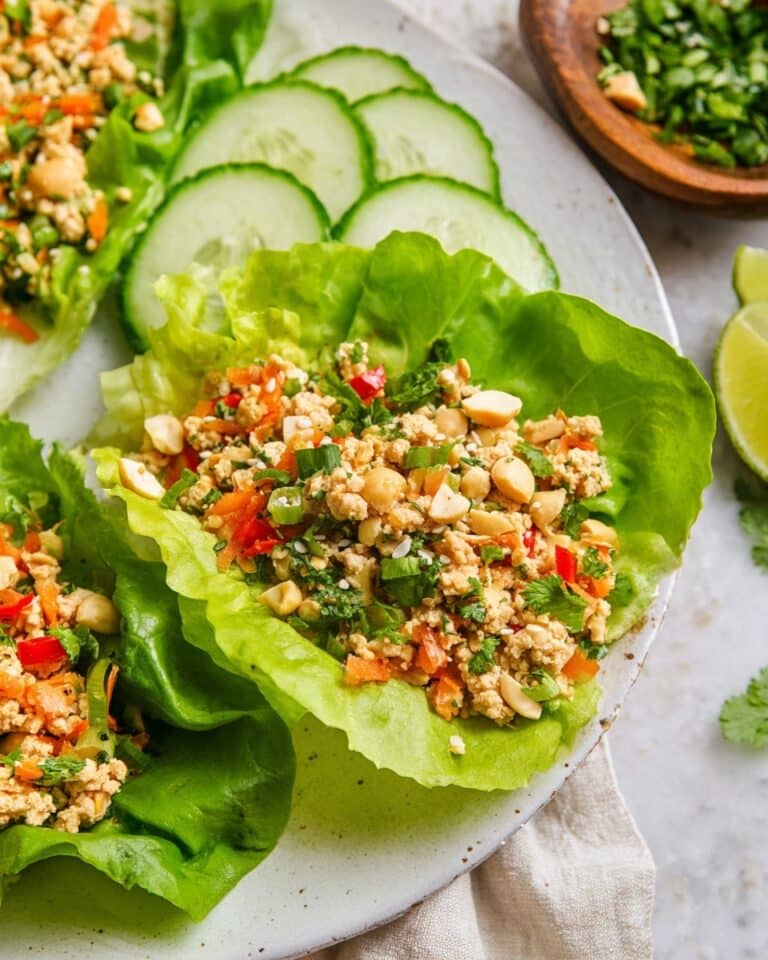 Asian Chicken Lettuce Wraps Recipe