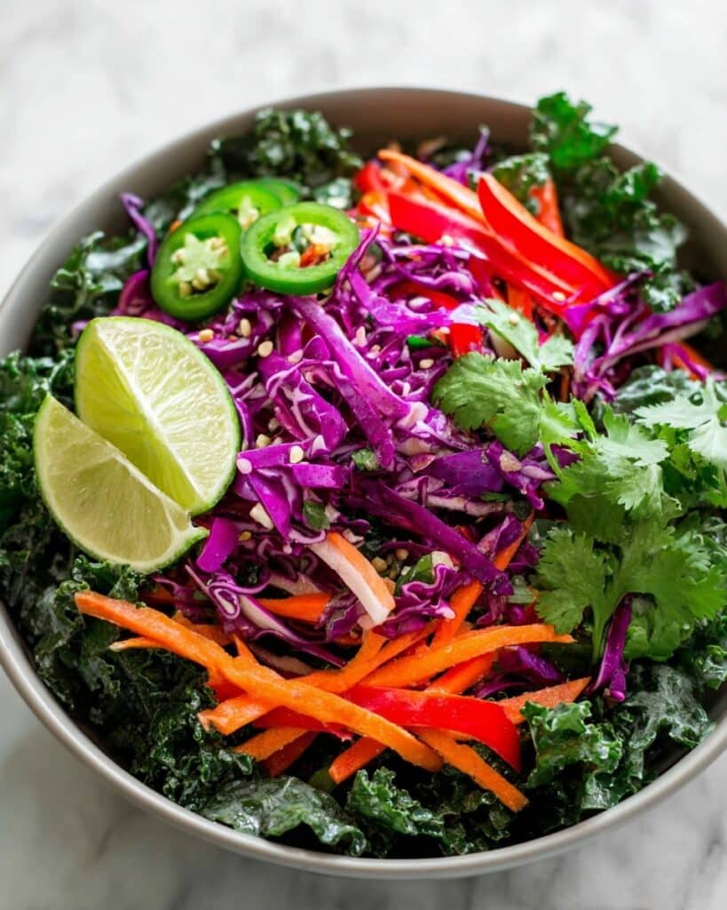 Cilantro Lime Kale Slaw Recipe