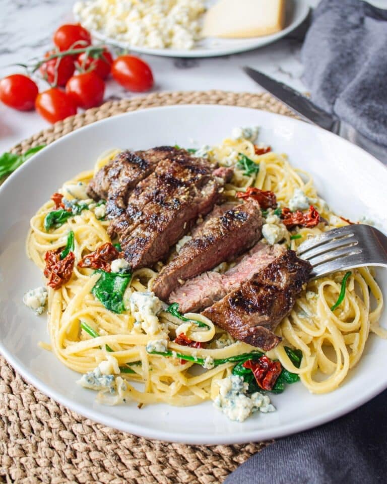 Steak Gorgonzola Alfredo Olive Garden Copycat Recipe