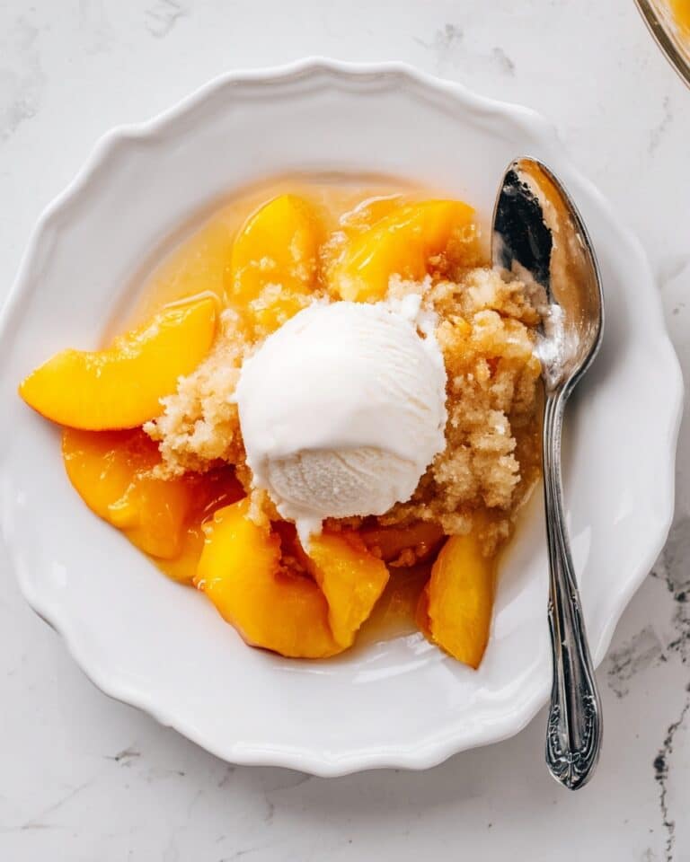 Easy Peach Cobbler Recipe