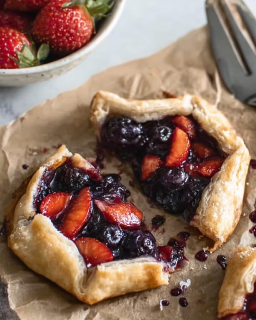 Mini Berry and Nectarine Galettes Recipe