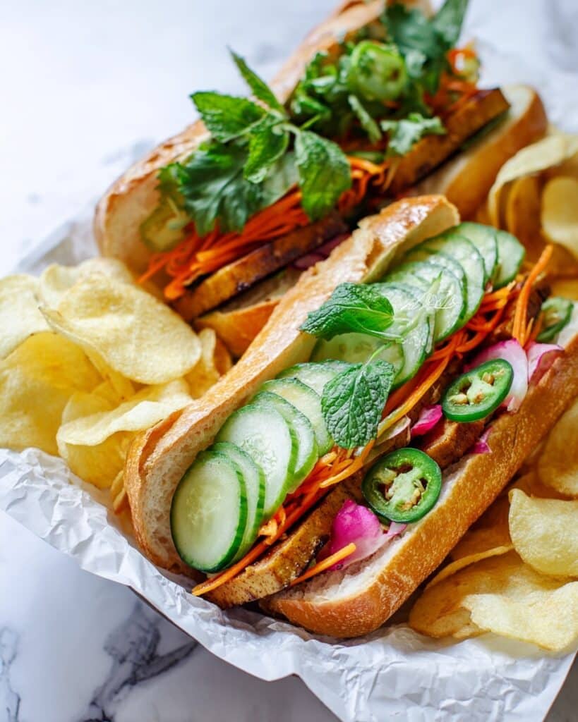 Tofu Banh Mi Sandwiches Recipe