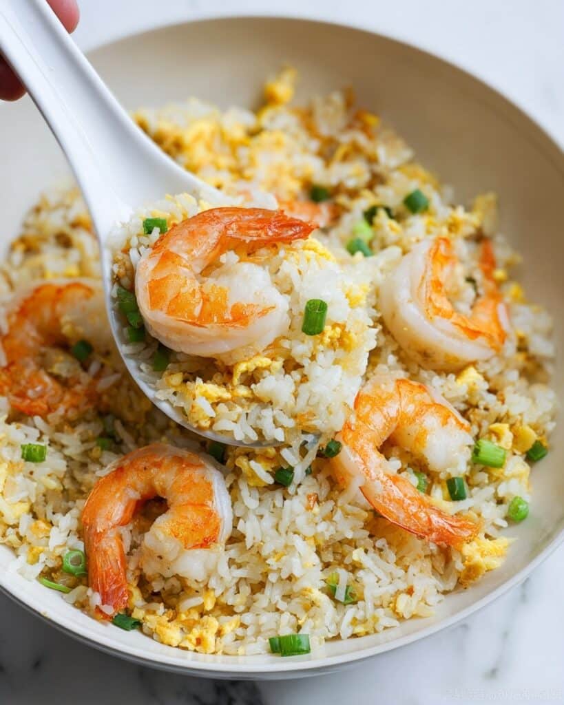 Garlic Butter Shrimp Fried Rice Recipe