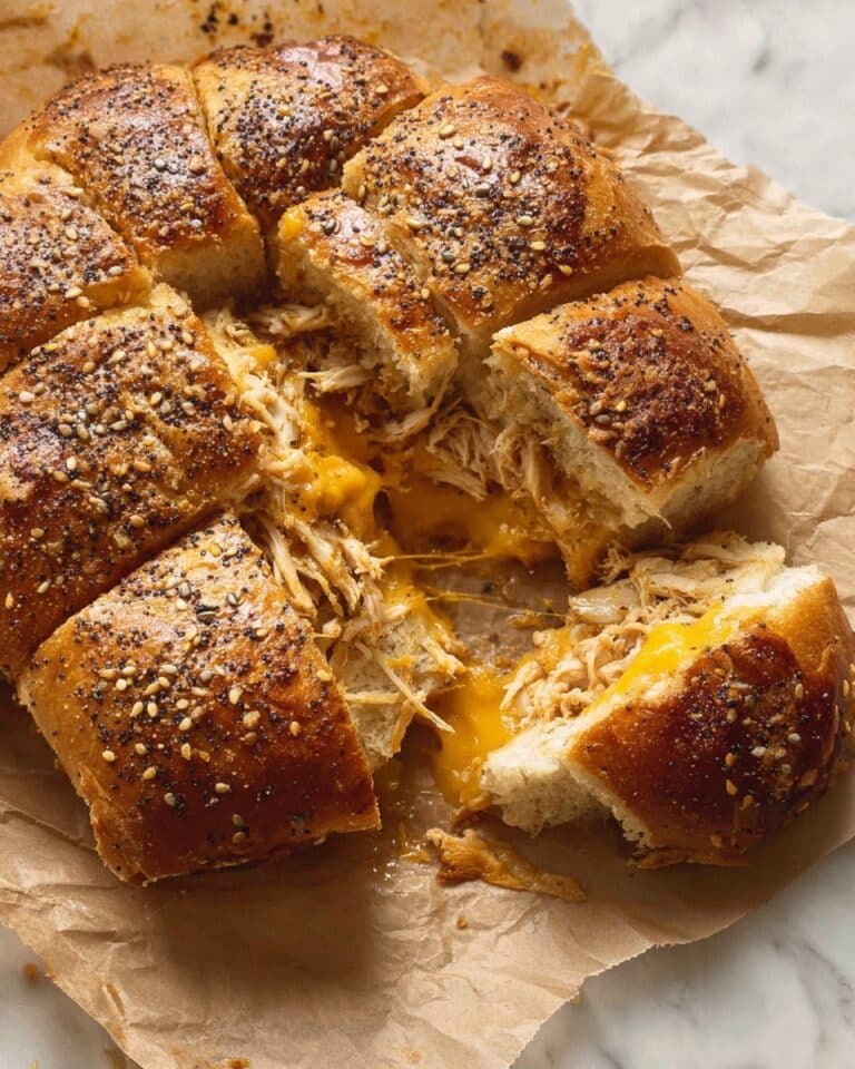 Cheddar Chicken Sliders with Everything Bagel Seasoning Recipe