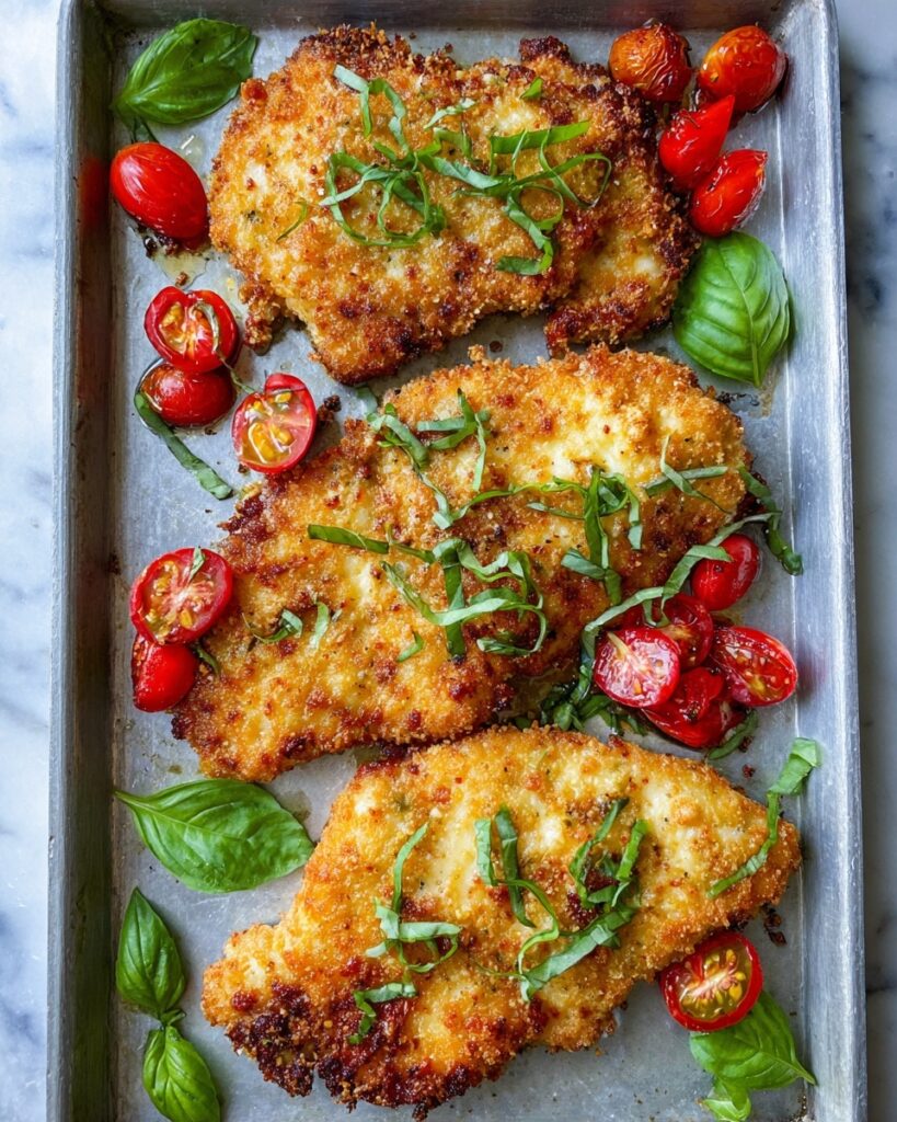 Parmesan Crusted Chicken (Oven Baked) Recipe