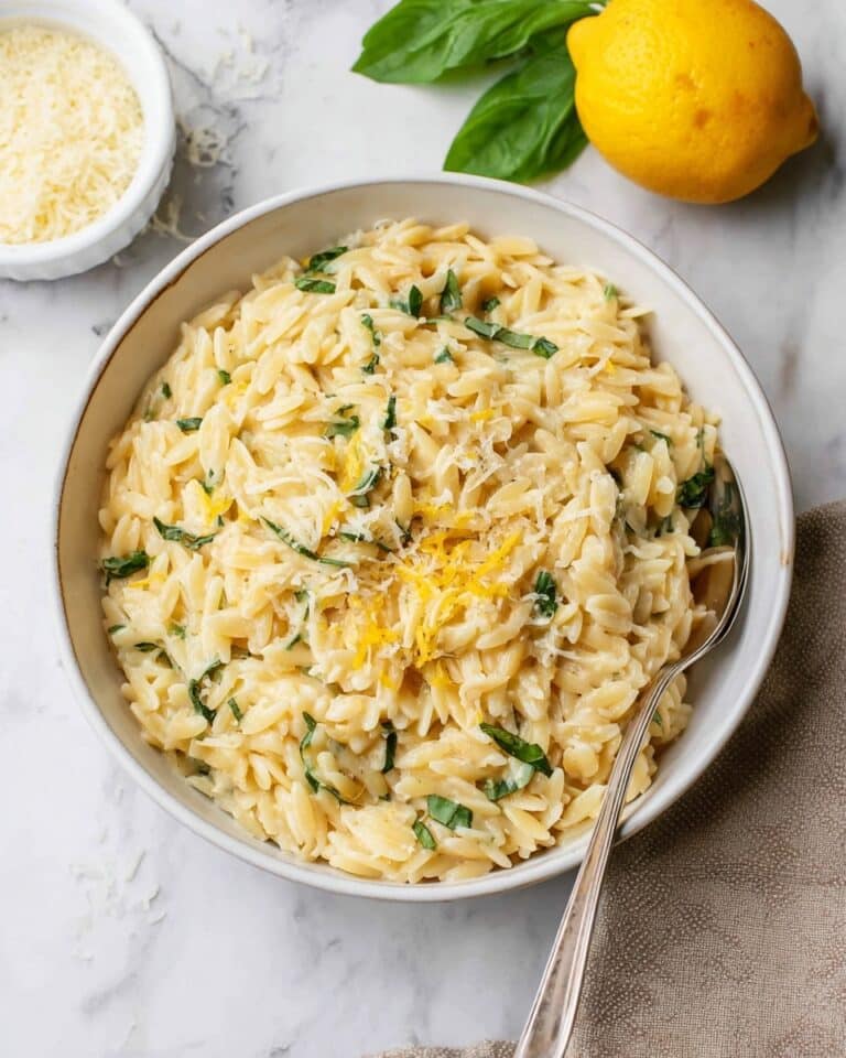 Creamy Lemon Orzo Recipe