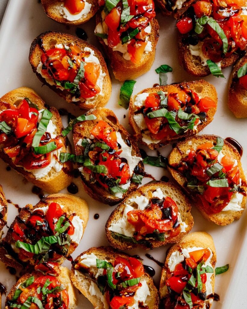 Bruschetta with Mozzarella Recipe