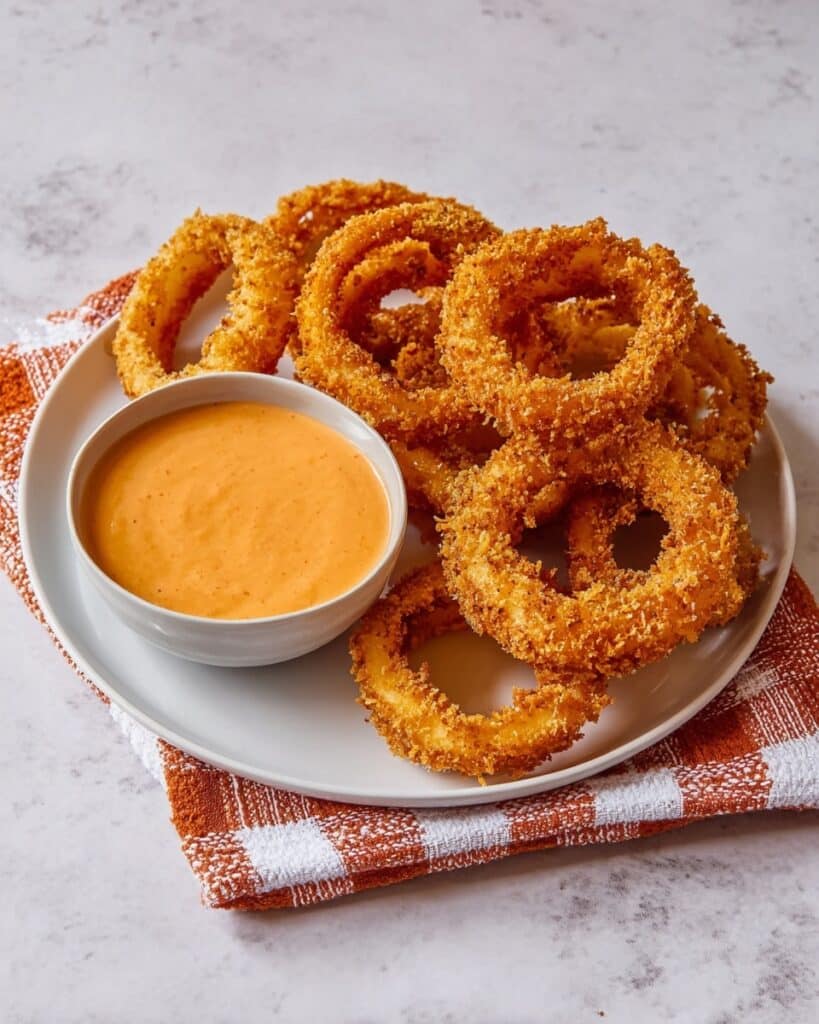 Boom Boom Sauce and Crispy Onion Rings Recipe